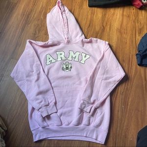 Vintage heavy weight 1999 army hoodie